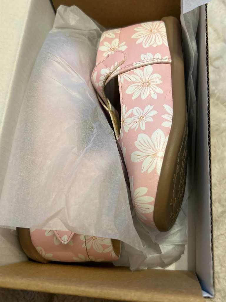 Willow Pink Daisy Mary Jane Flats